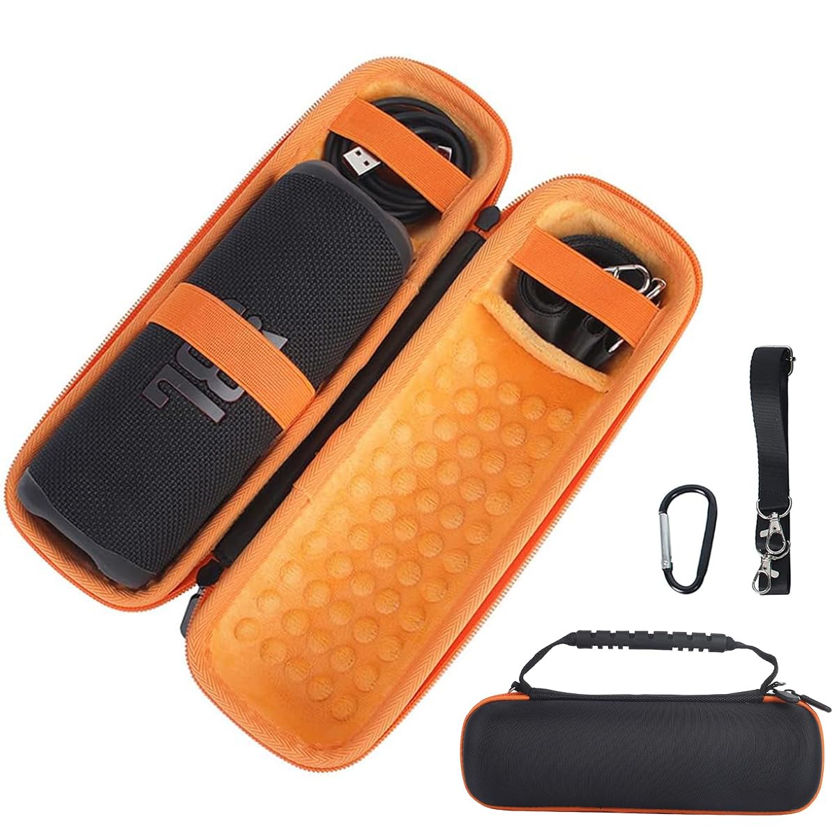 Verilux Portable Carrying Hard Case Cover for JBL Flip 6, Carry Bag for JBL Flip 6 Anti-Scratch Carry Bag for JBL Flip 6 Bluetooth Speaker Portable Carabiner Hard Shell Case with Adjustable Strap & Carabiner Verilux Portable Carrying Hard Case Cover for JBL Flip 6, Carry Bag for JBL Flip 6 Anti-Scratch Carry Bag for JBL Flip 6 Bluetooth Speaker Portable Carabiner Hard Shell Case with Adjustable Strap & Carabiner